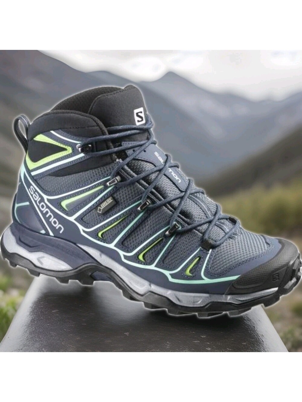 Salomon X Ultra 2 Pioneer Mid Hiking Boots Gore Tex Womens 6.5 38 Waterproof GTX